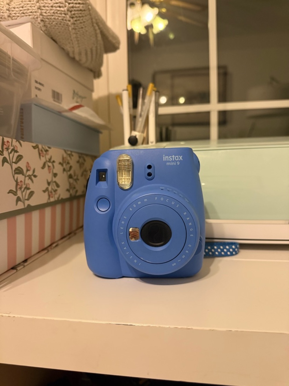 Fujifilm instax mini 9 Compact Instant Camera - Sky Blue